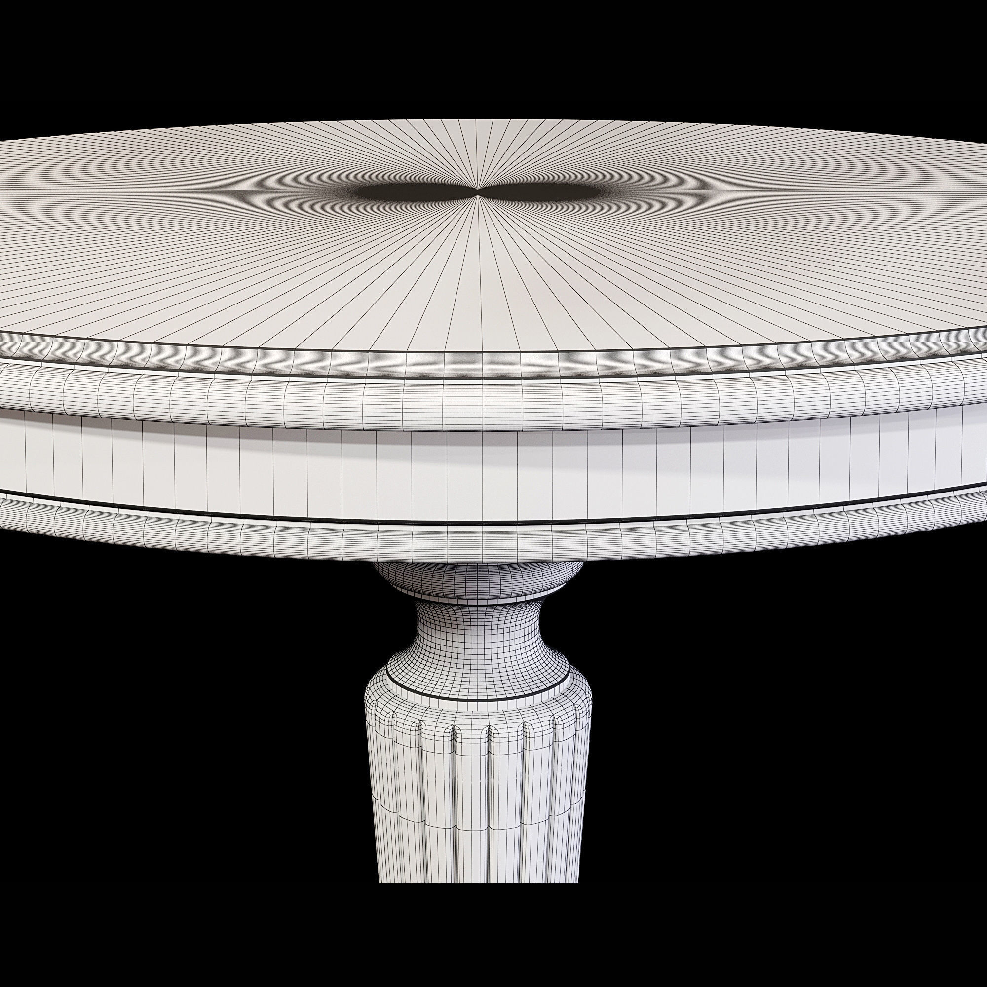 Classic coffe table 001 3D model_6