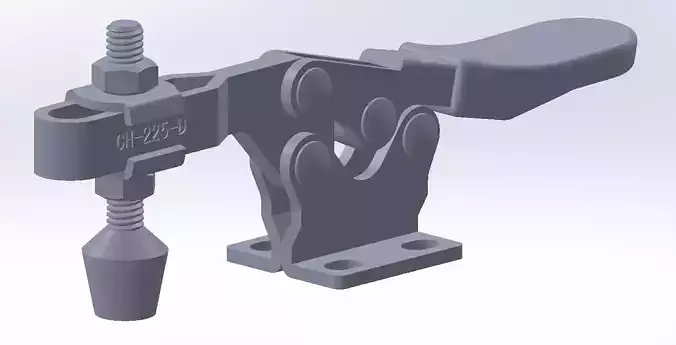GP-1225-U clamp Free 3D model