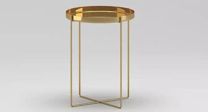 Habibi Side Table Free 3D model