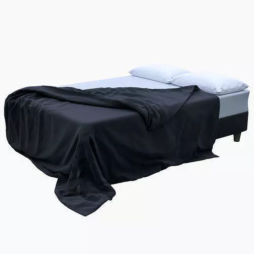 Bed Simple Free 3D model
