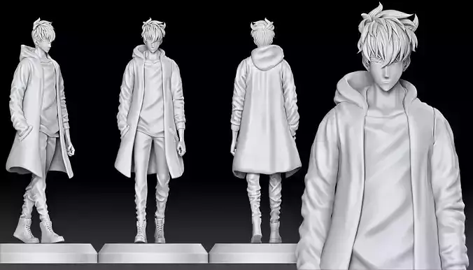 Sung Jin Woo  Solo leveling 3D print model
