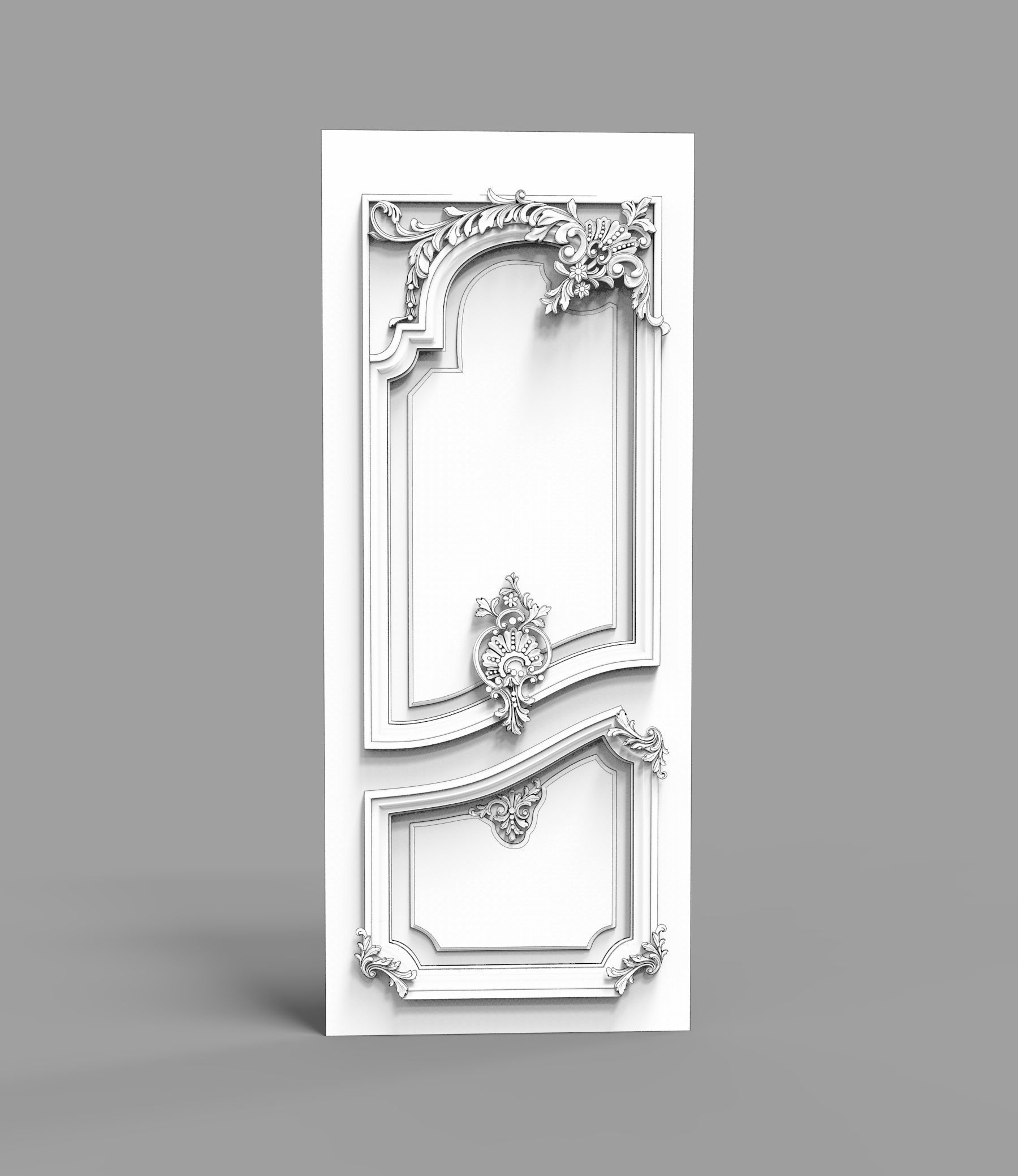 Door cnc 3D model_3