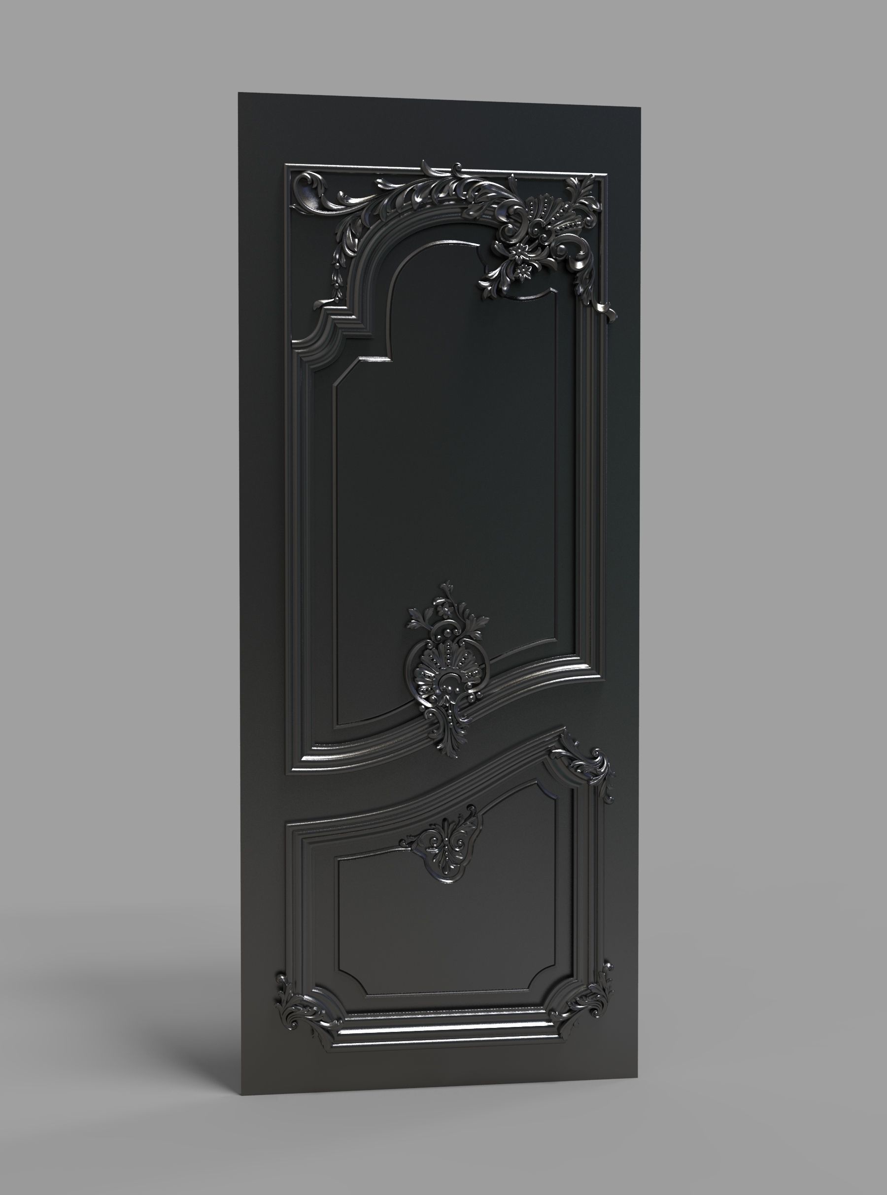 Door cnc 3D model_5