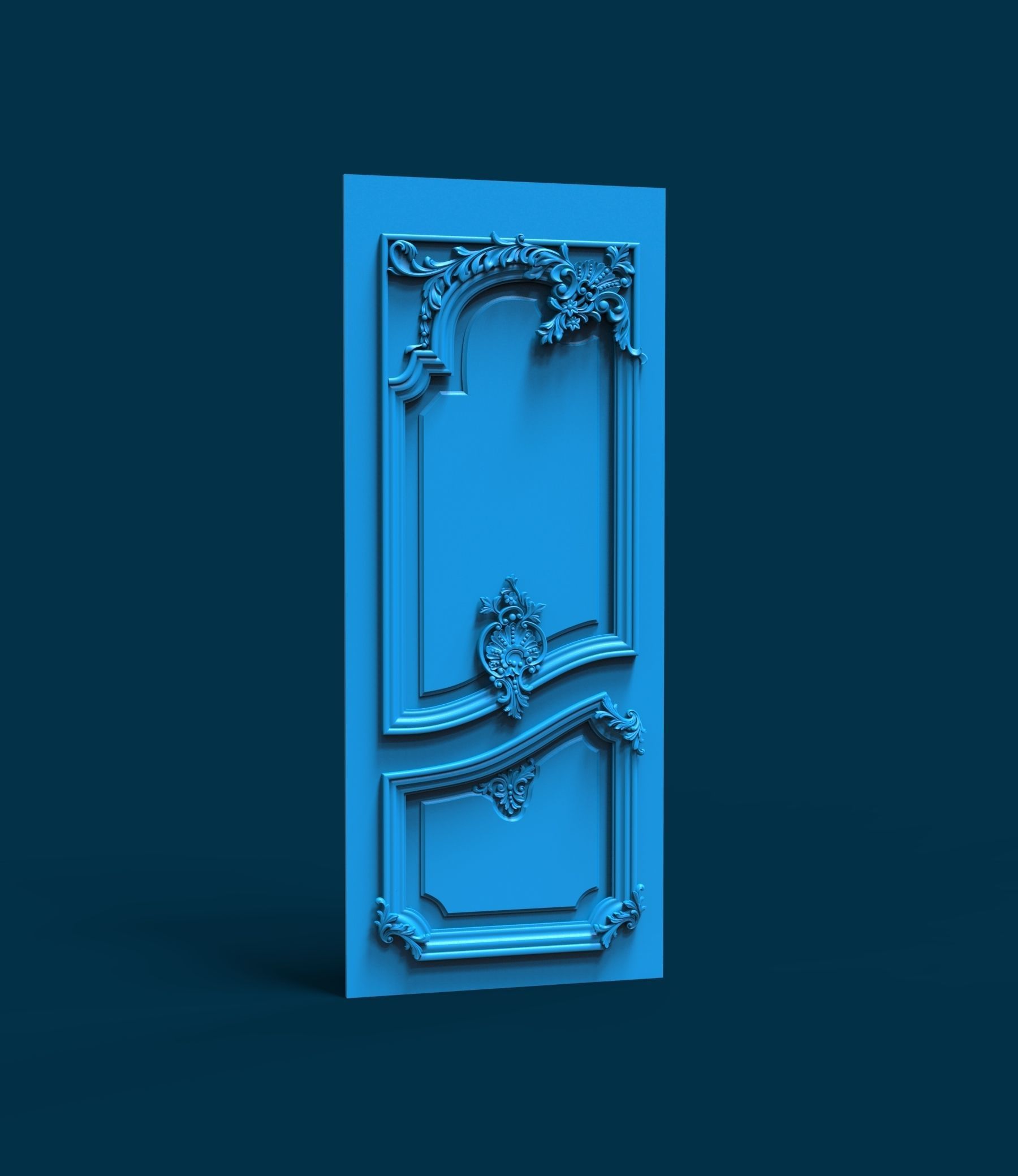 Door cnc 3D model_2
