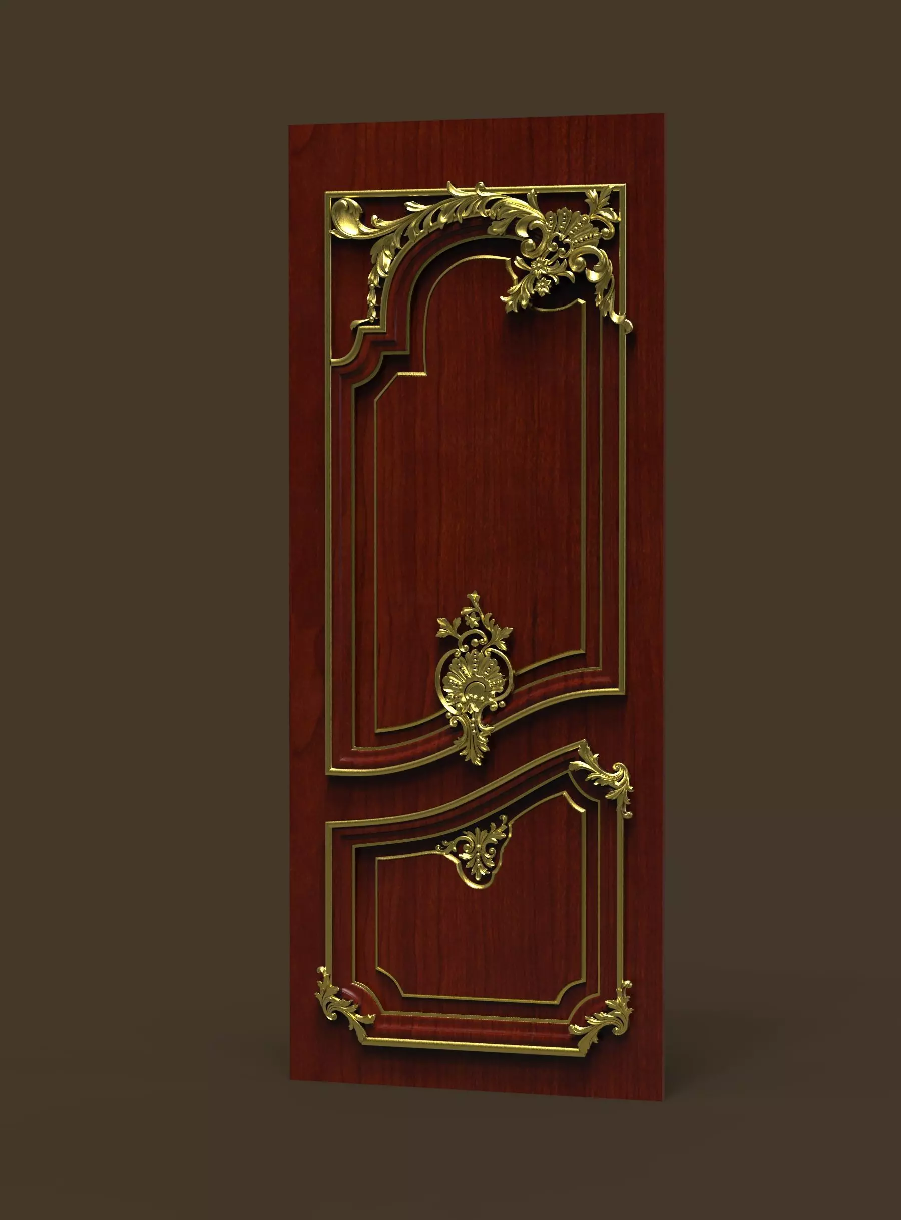 Door cnc 3D model_0