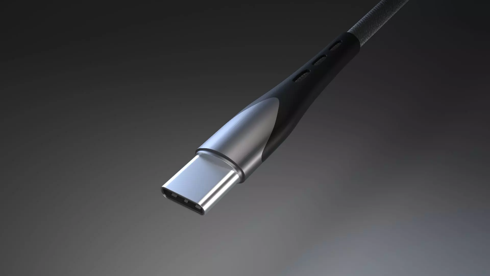 USB Type-C Cable 3D model