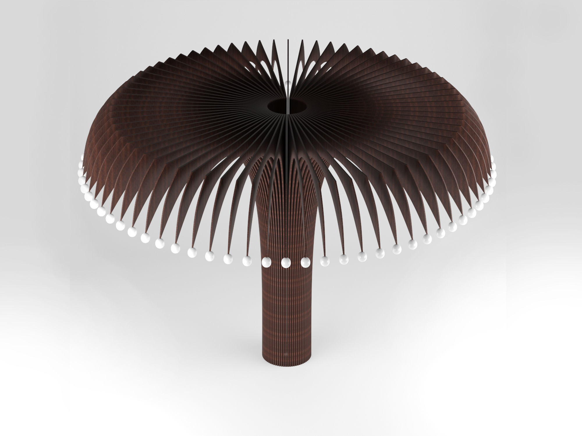 Parametric Column Cover 3D model_1