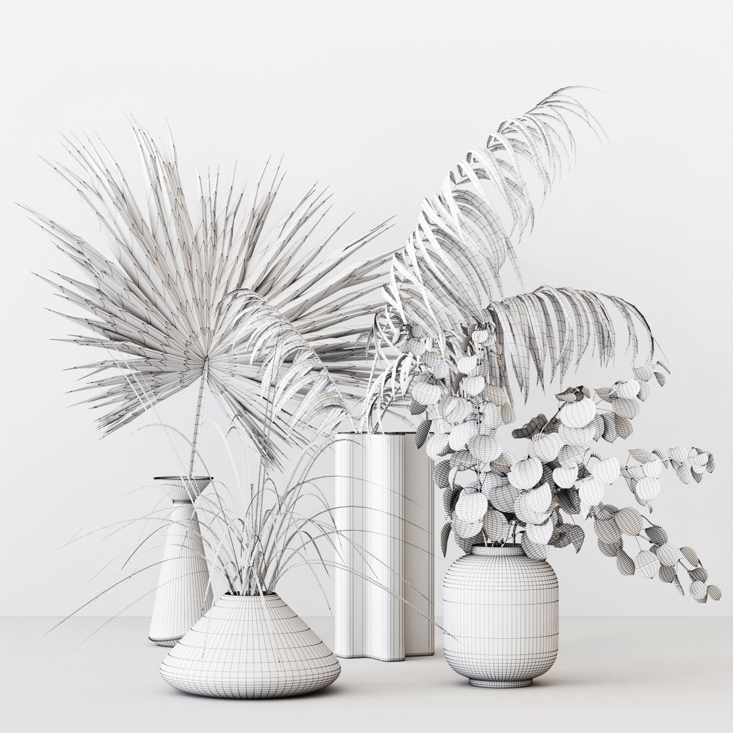 Bouquet 03 3D model_9