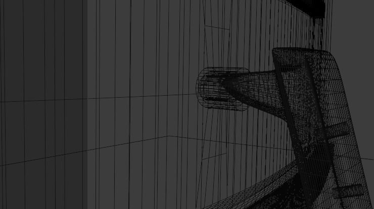 Gaming Monitor 3D model_10