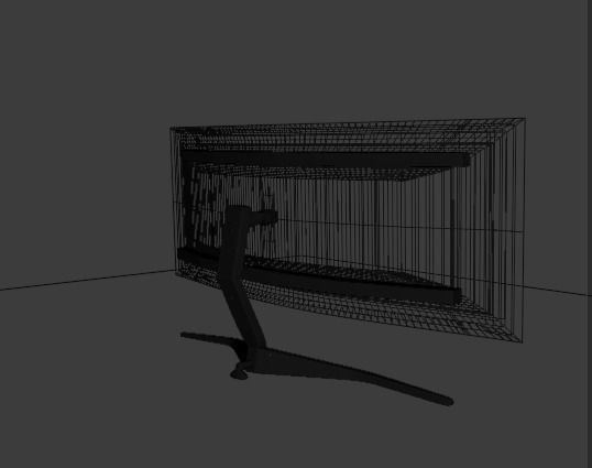 Gaming Monitor 3D model_11