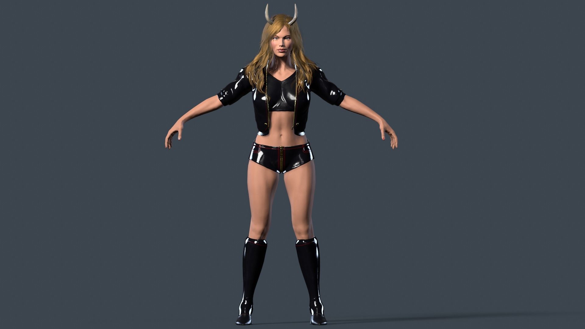 The devils daughter Low-poly 3D model_15