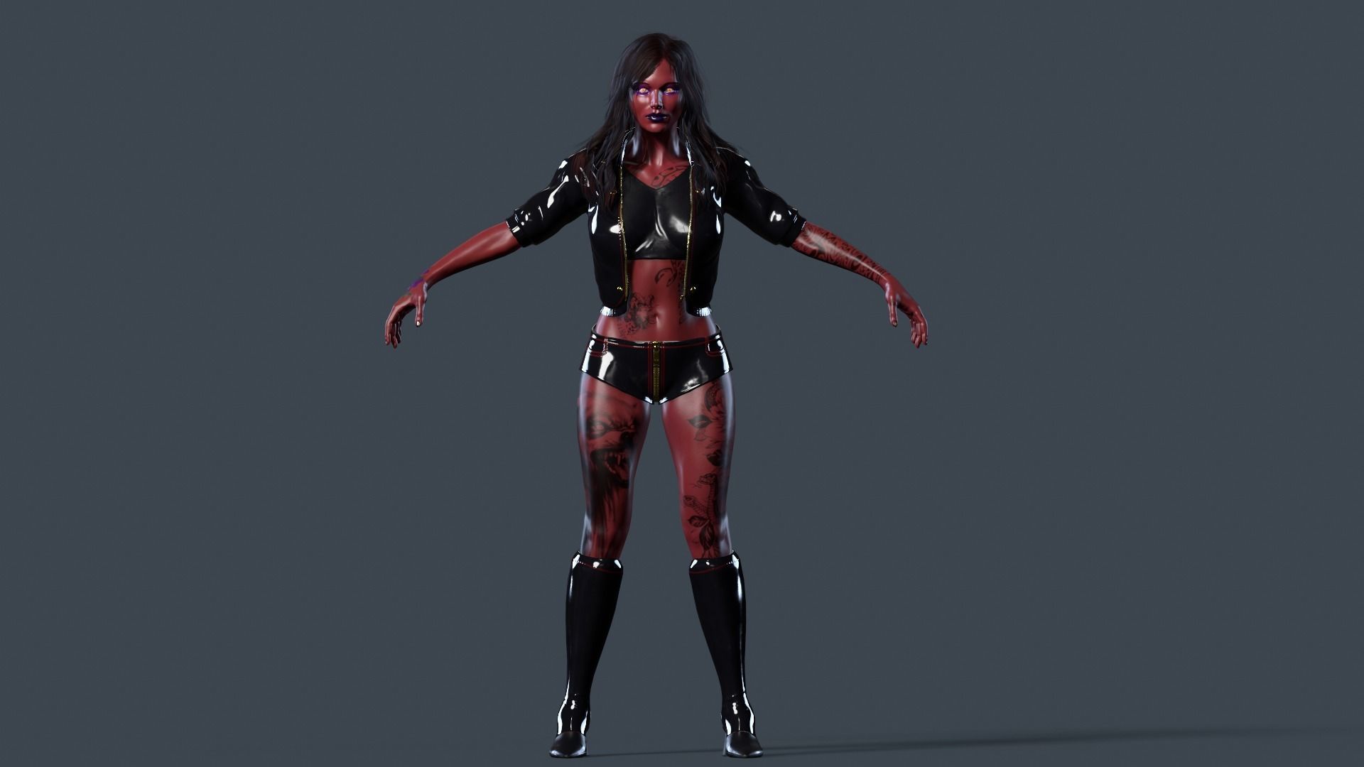 The devils daughter Low-poly 3D model_12
