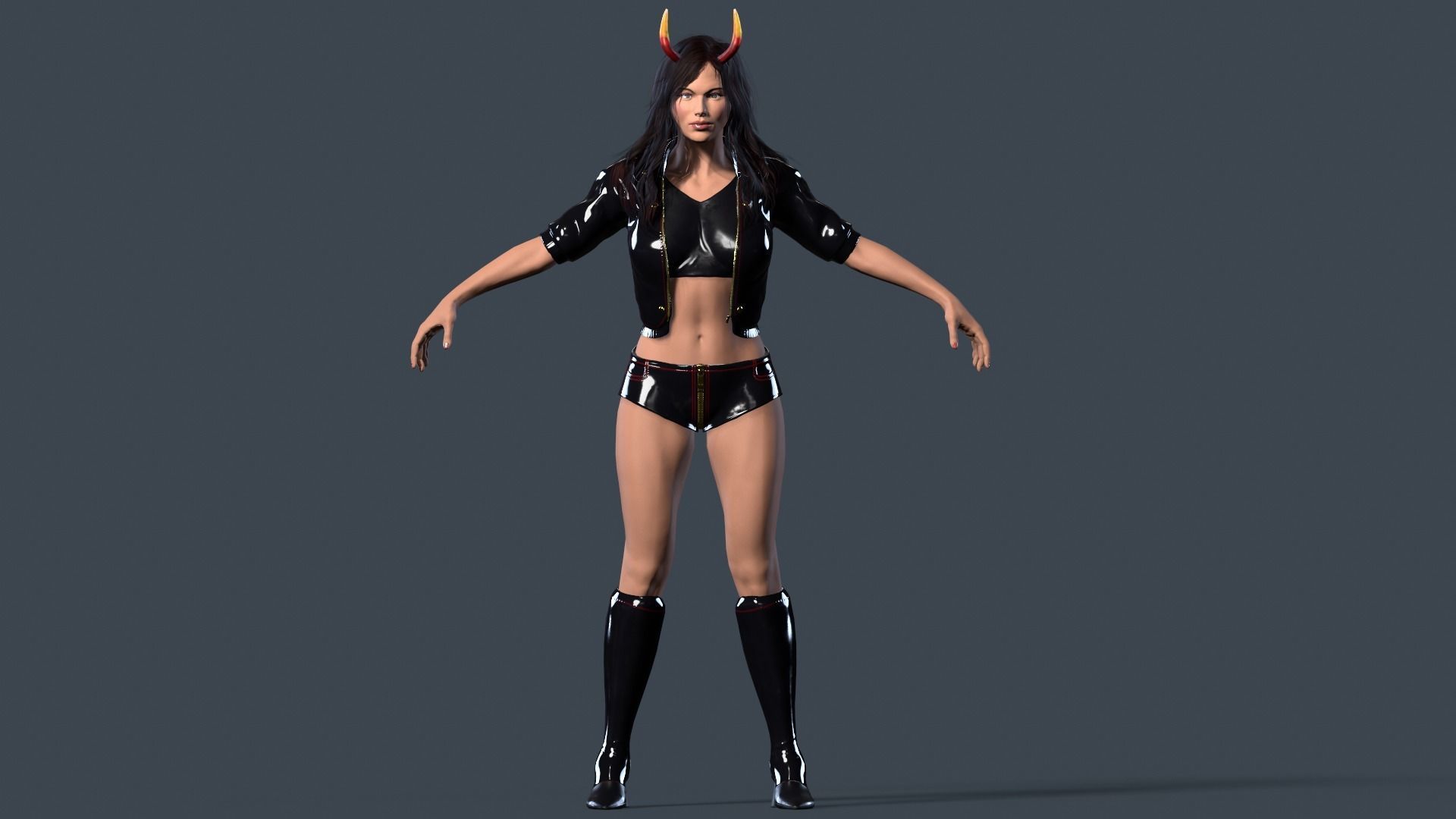 The devils daughter Low-poly 3D model_19