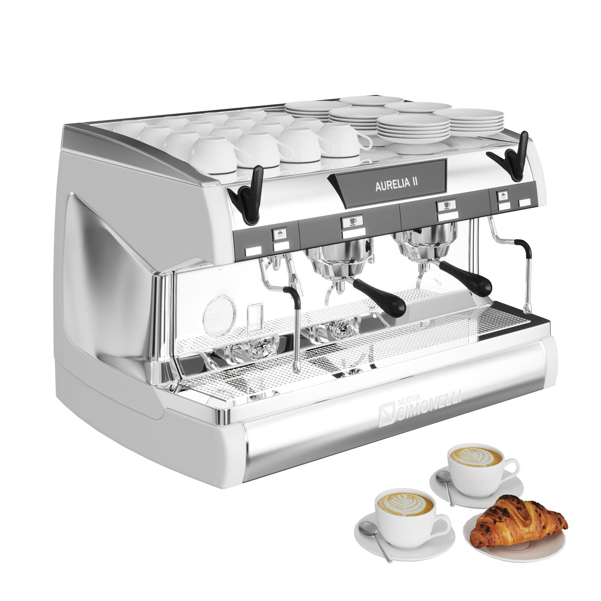 Aurelia Coffee Machine Medium 3D model_4