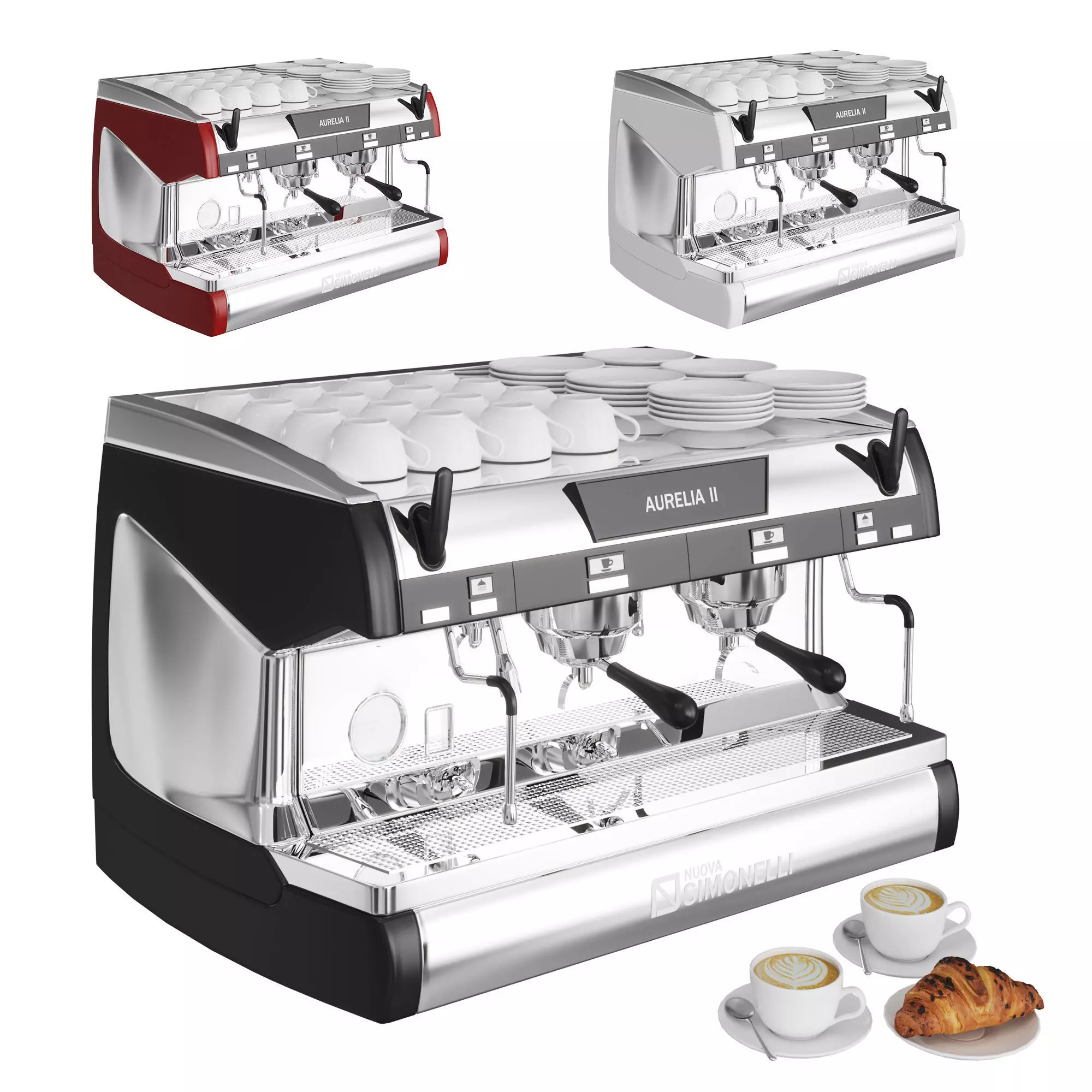 Aurelia Coffee Machine Medium 3D model_0