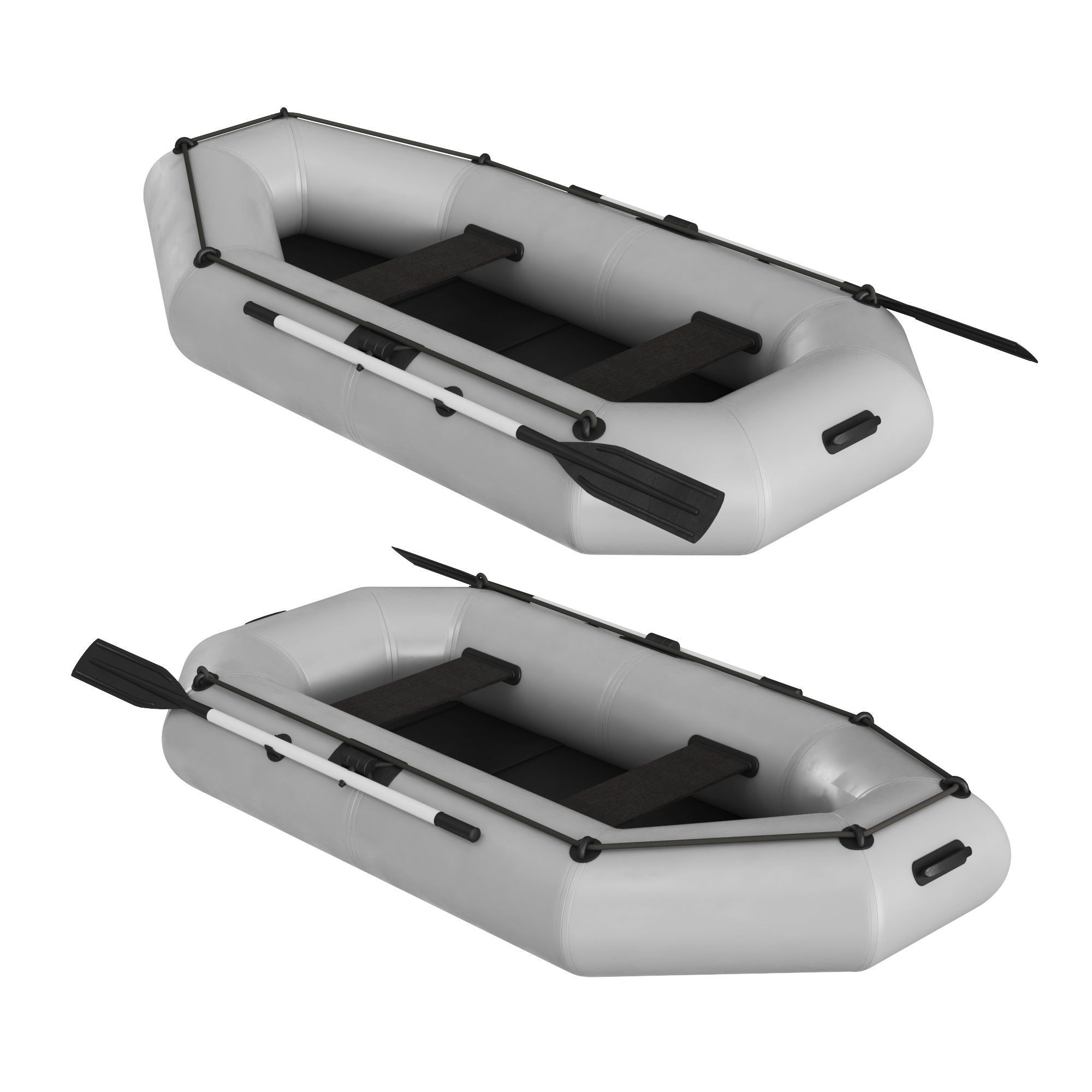 Inflatable boat 3D model_6