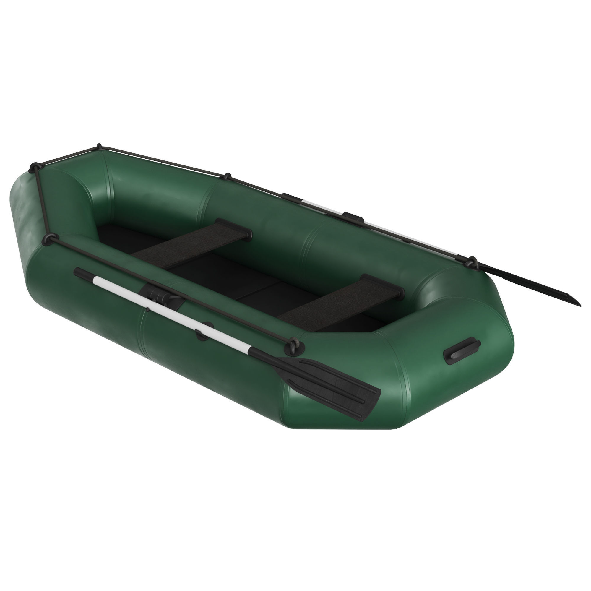 Inflatable boat 3D model_3