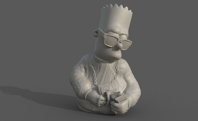Notorious Bart 3D print model