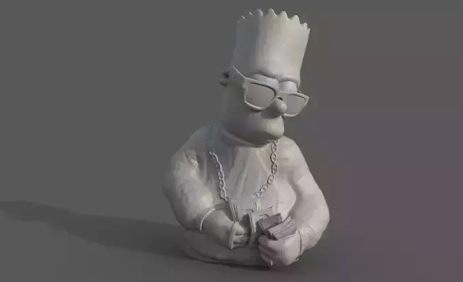 Notorious Bart 3D print model