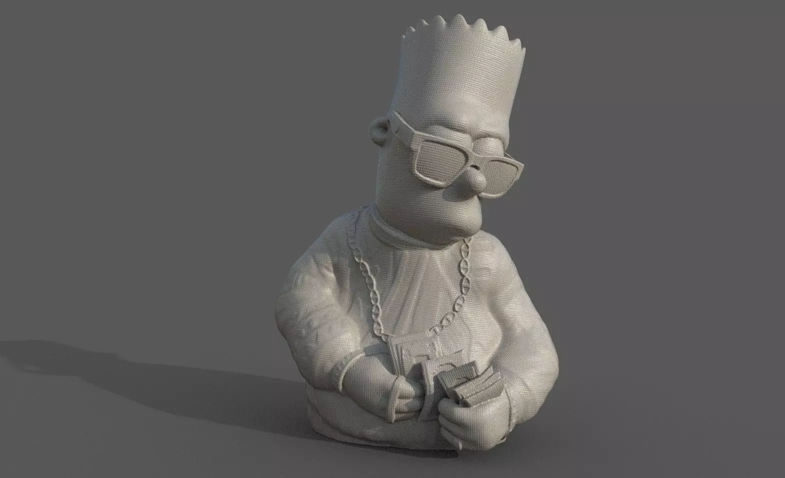 Notorious Bart 3D print model_0