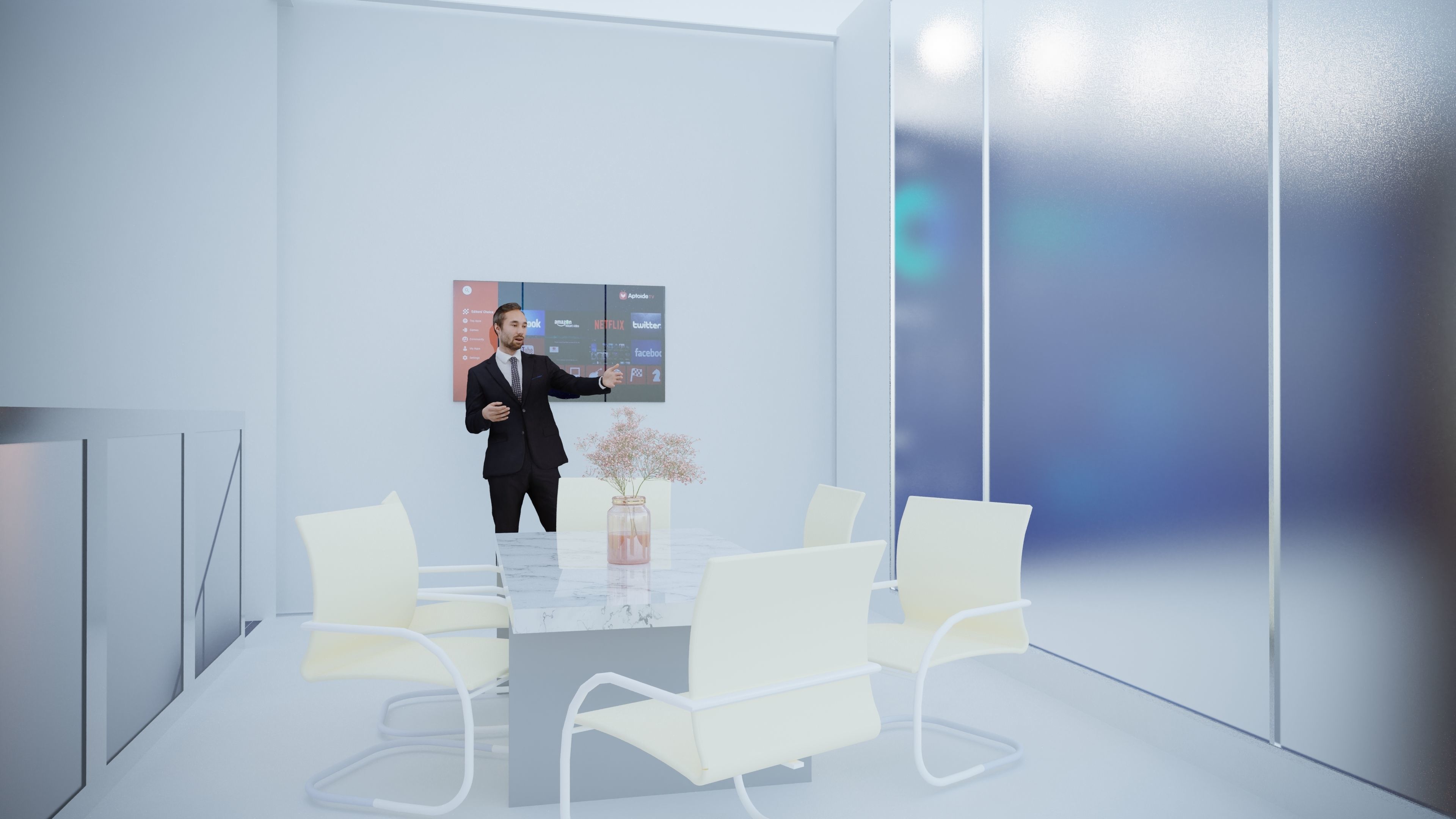 HIGH QUALITY Exhibition Stand - size 1000cm x 600cm  3D model_6