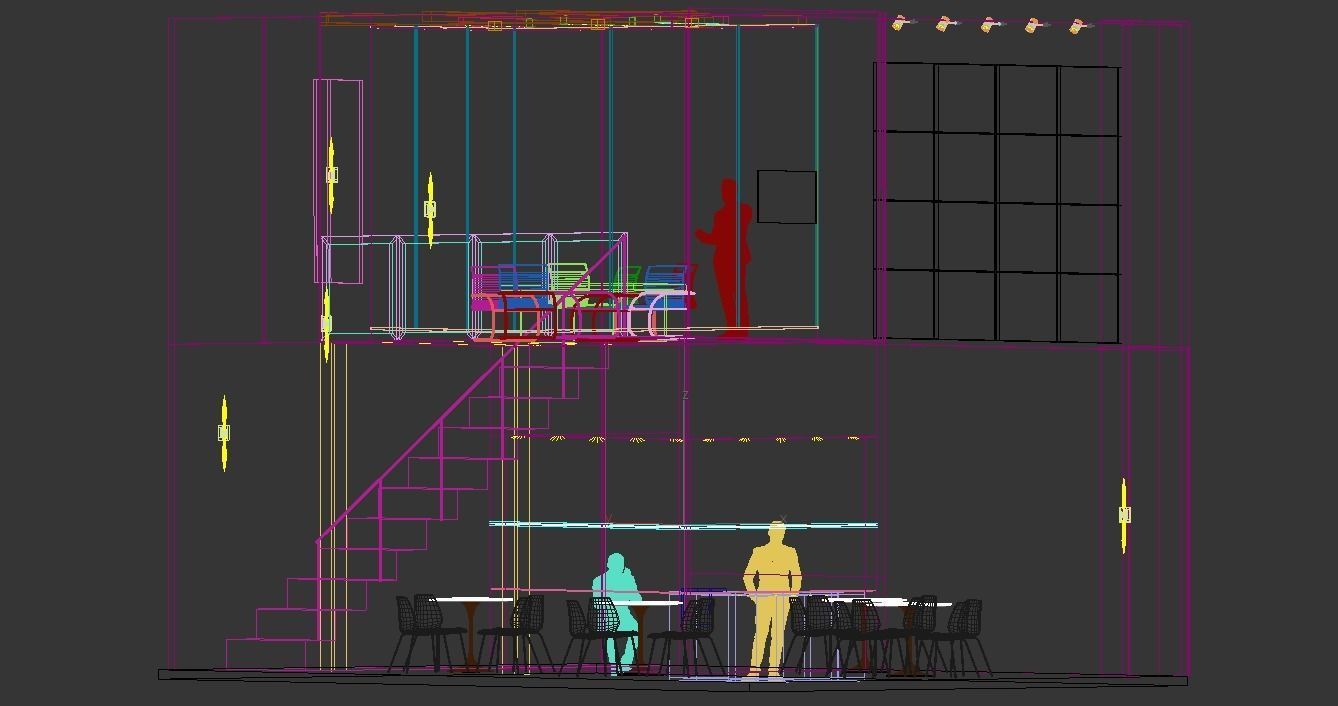 HIGH QUALITY Exhibition Stand - size 1000cm x 600cm  3D model_2