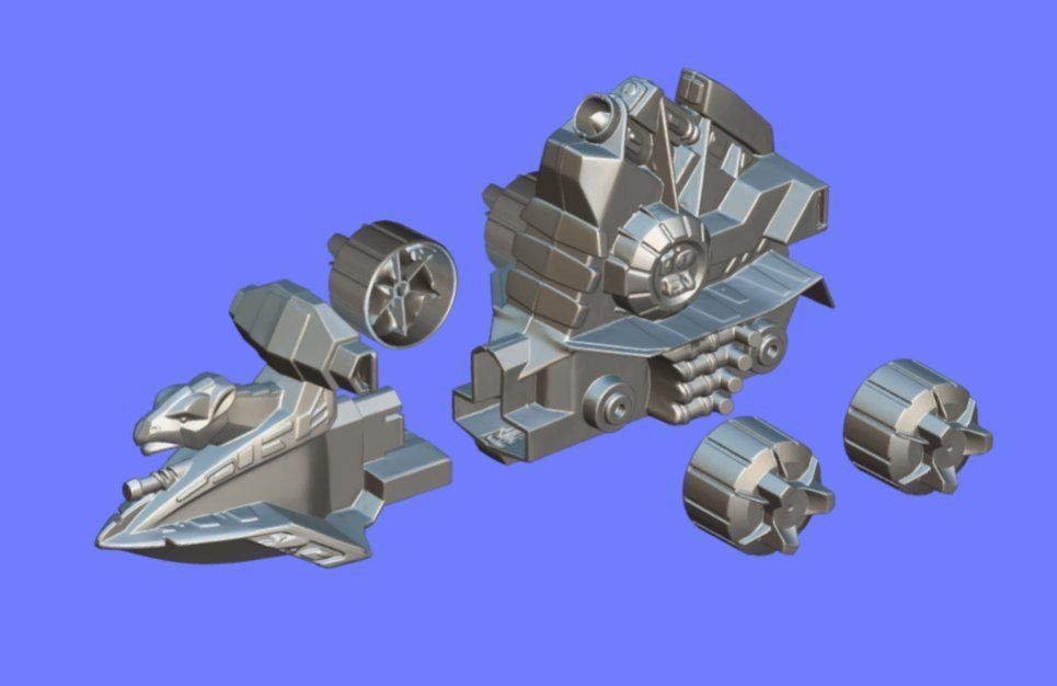 80s MOTU VEHICLE 02 - 3D SCAN 3D print model_5