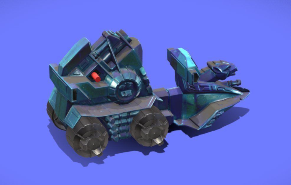 80s MOTU VEHICLE 02 - 3D SCAN 3D print model_2