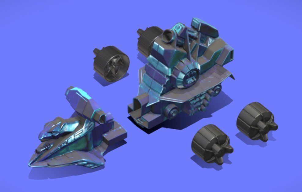 80s MOTU VEHICLE 02 - 3D SCAN 3D print model_4