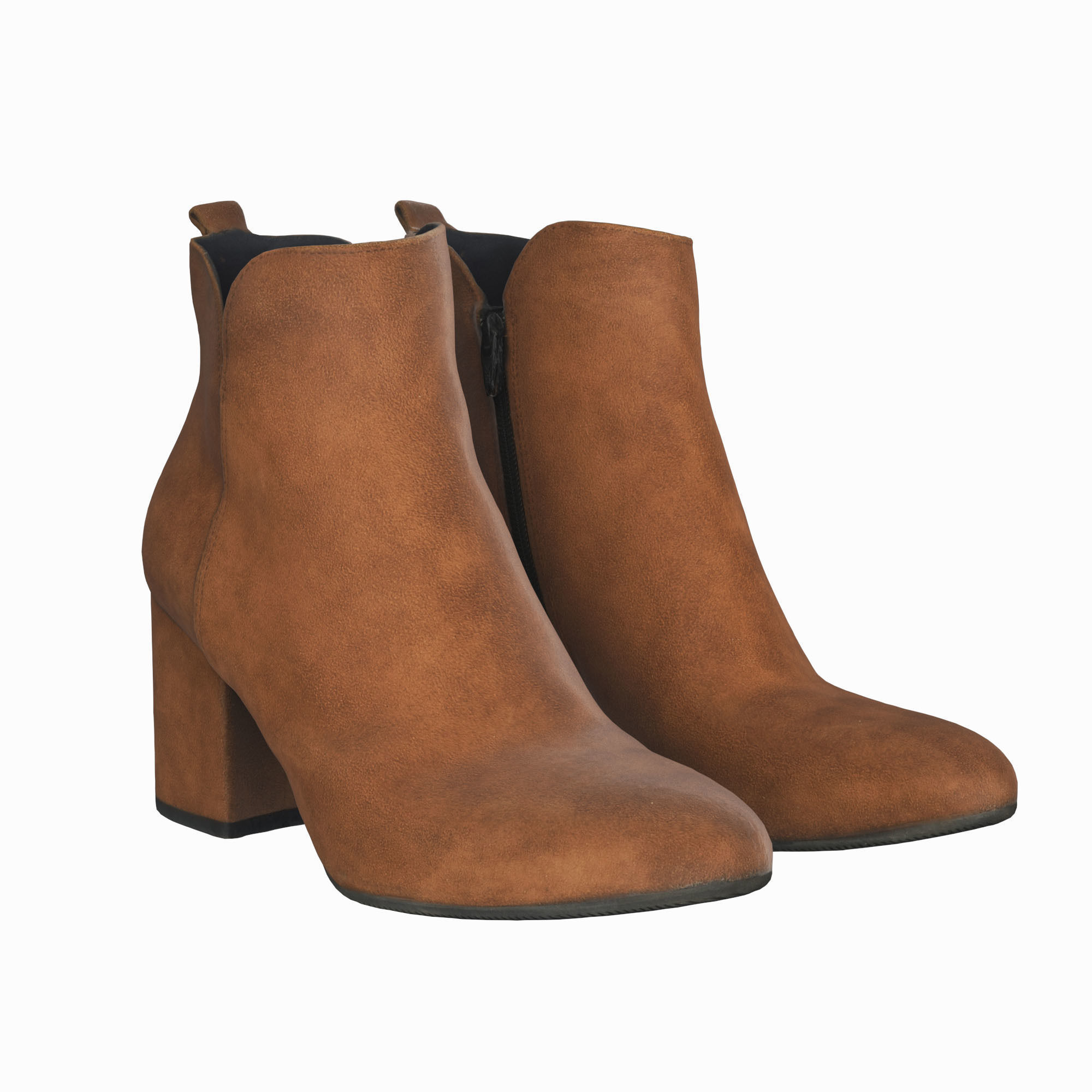 Womens boots Low-poly 3D model_1
