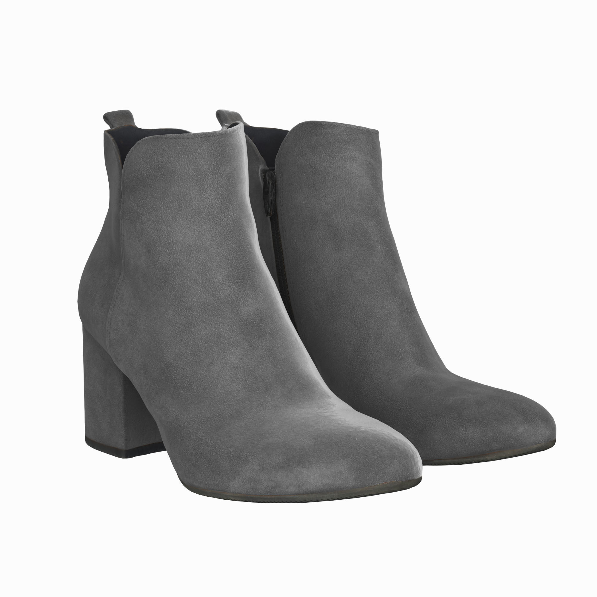 Womens boots Low-poly 3D model_2