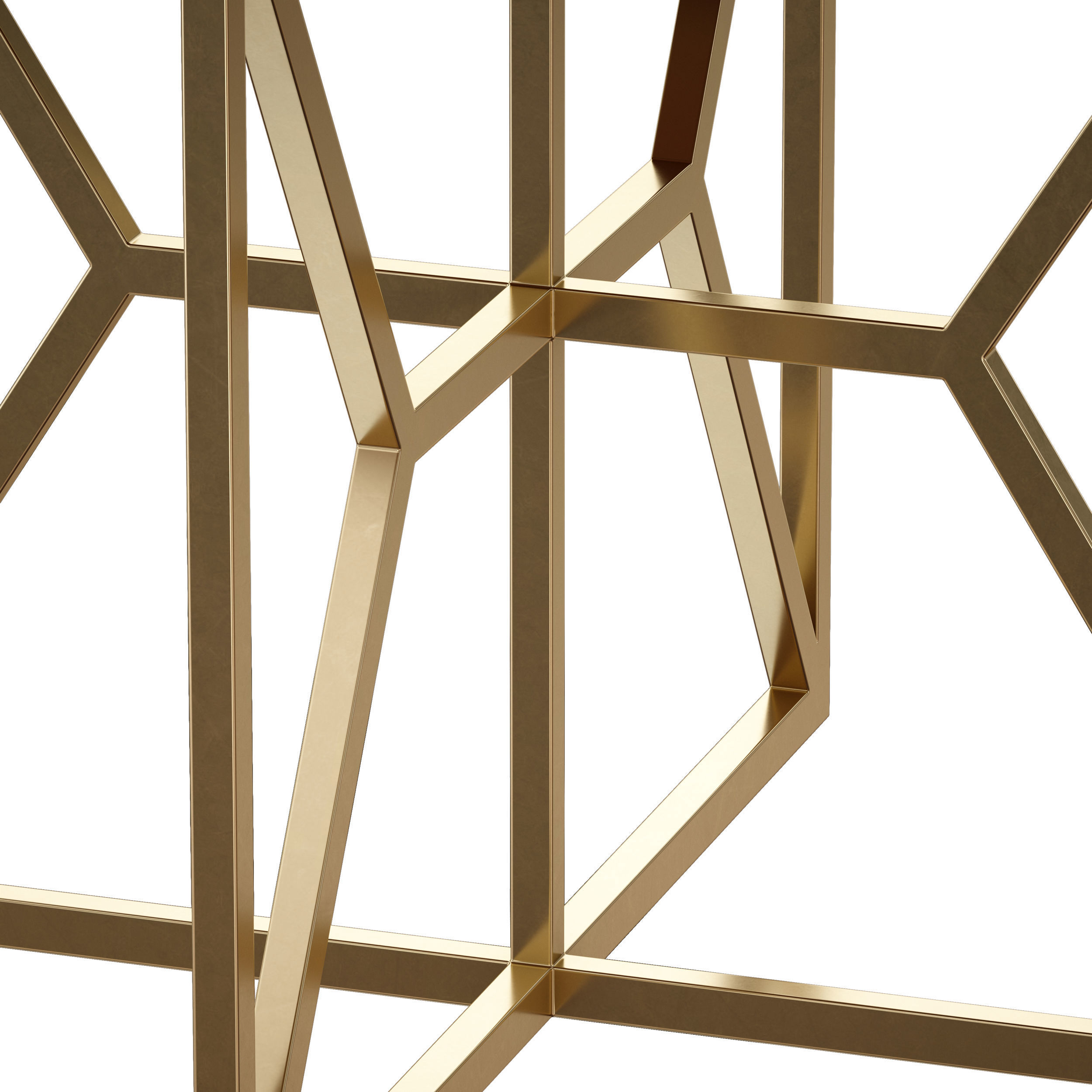 Hayes Round Acacia Dining Table Crate and Barrel 3D model_9