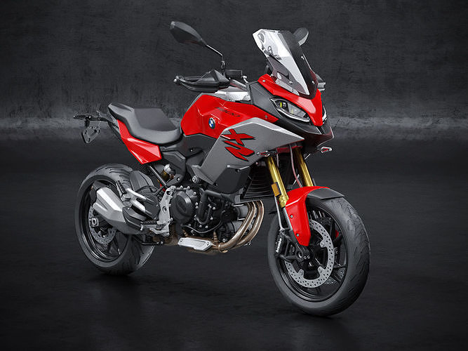 Motorcycle Crossover Turist 3D model