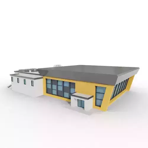 Low Poly Mall building