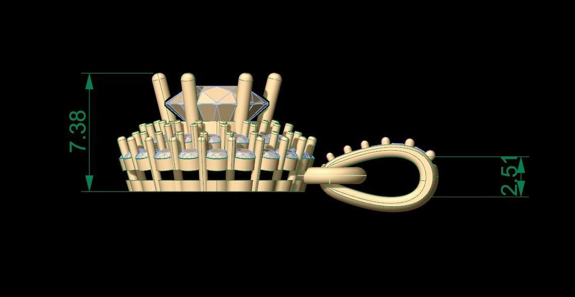 Pendant 55 3D print model_8