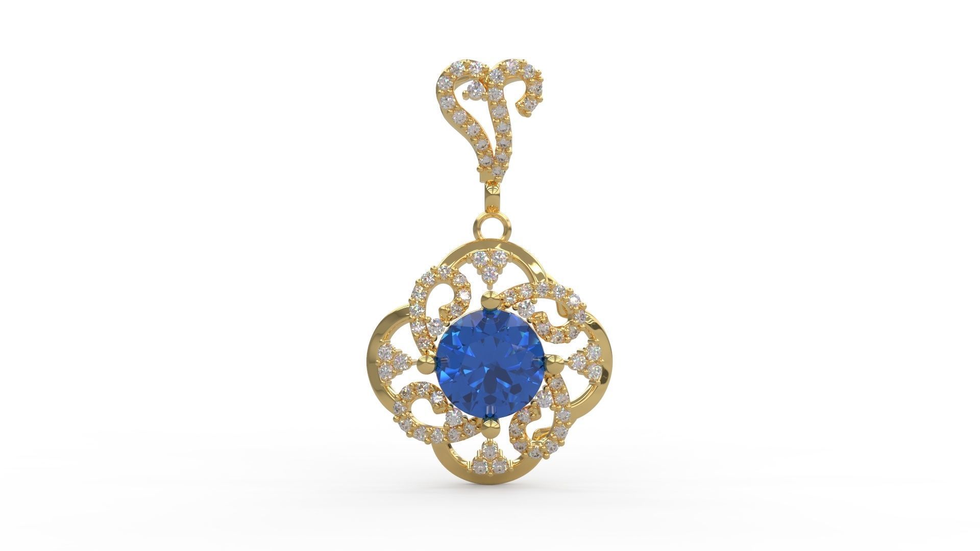 Pendant 57 3D print model_1