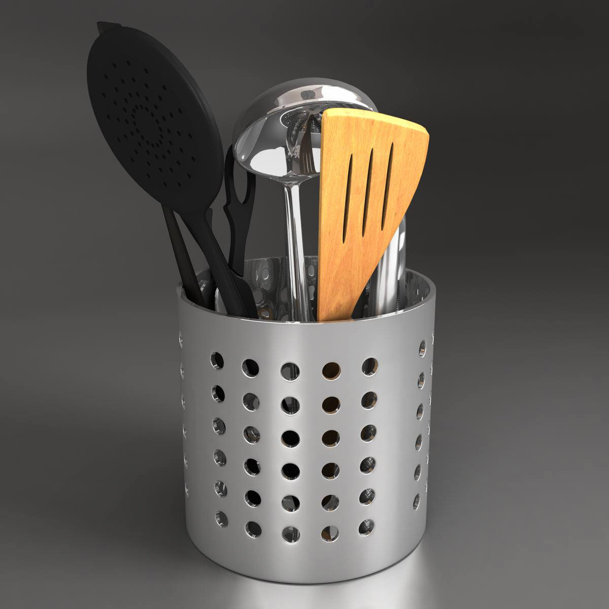 Kitchen utensils kit 3D model CGTrader