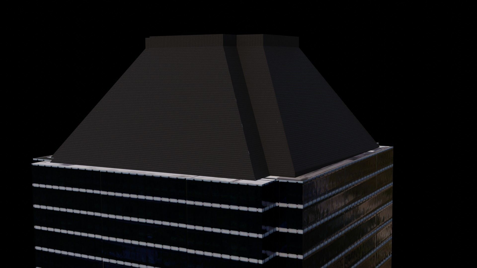 60 Wall Street - NYC Low-poly 3D model_2