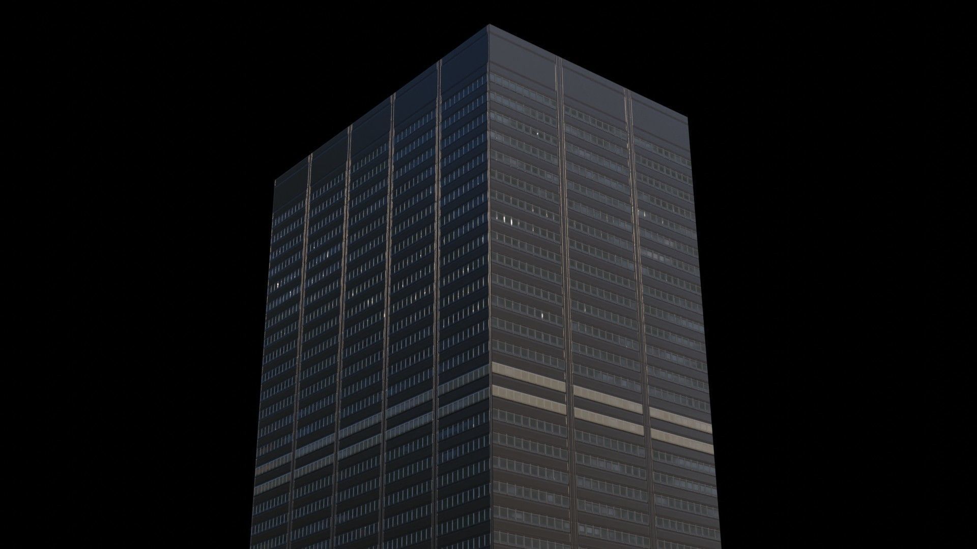 One Liberty Plaza - NYC Low-poly 3D model_2