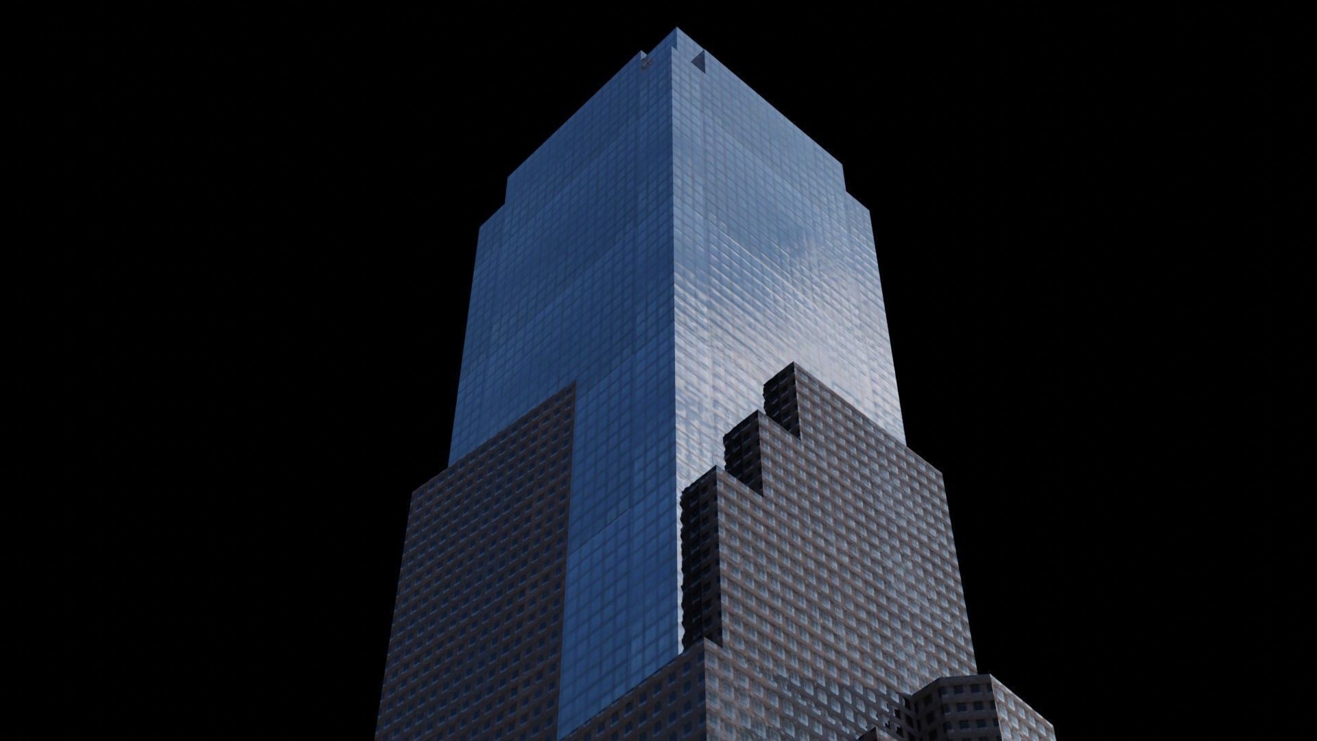 200 Vesey Street - NYC Low-poly 3D model_1