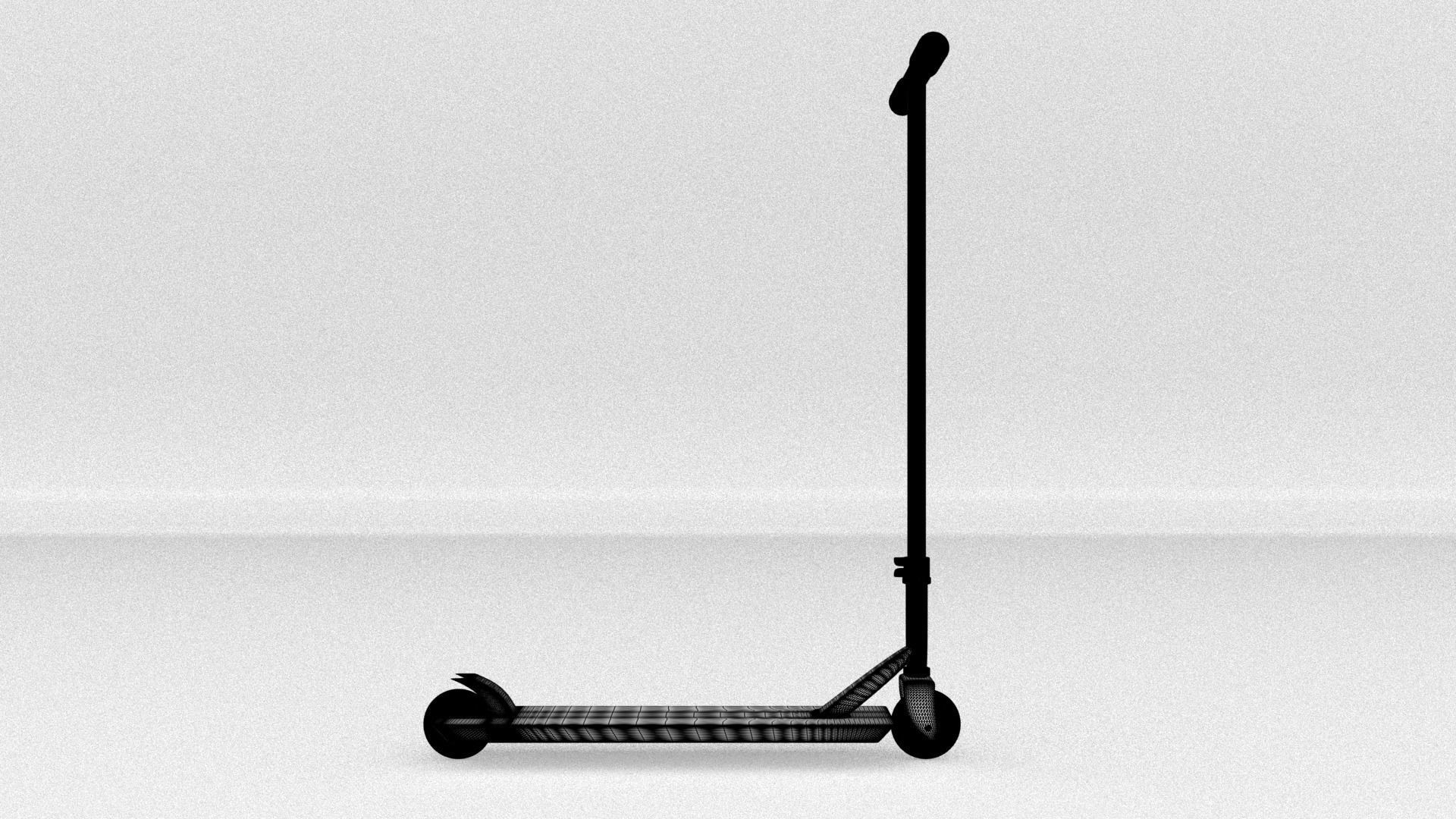 Scooters scooter Low-poly 3D model_1