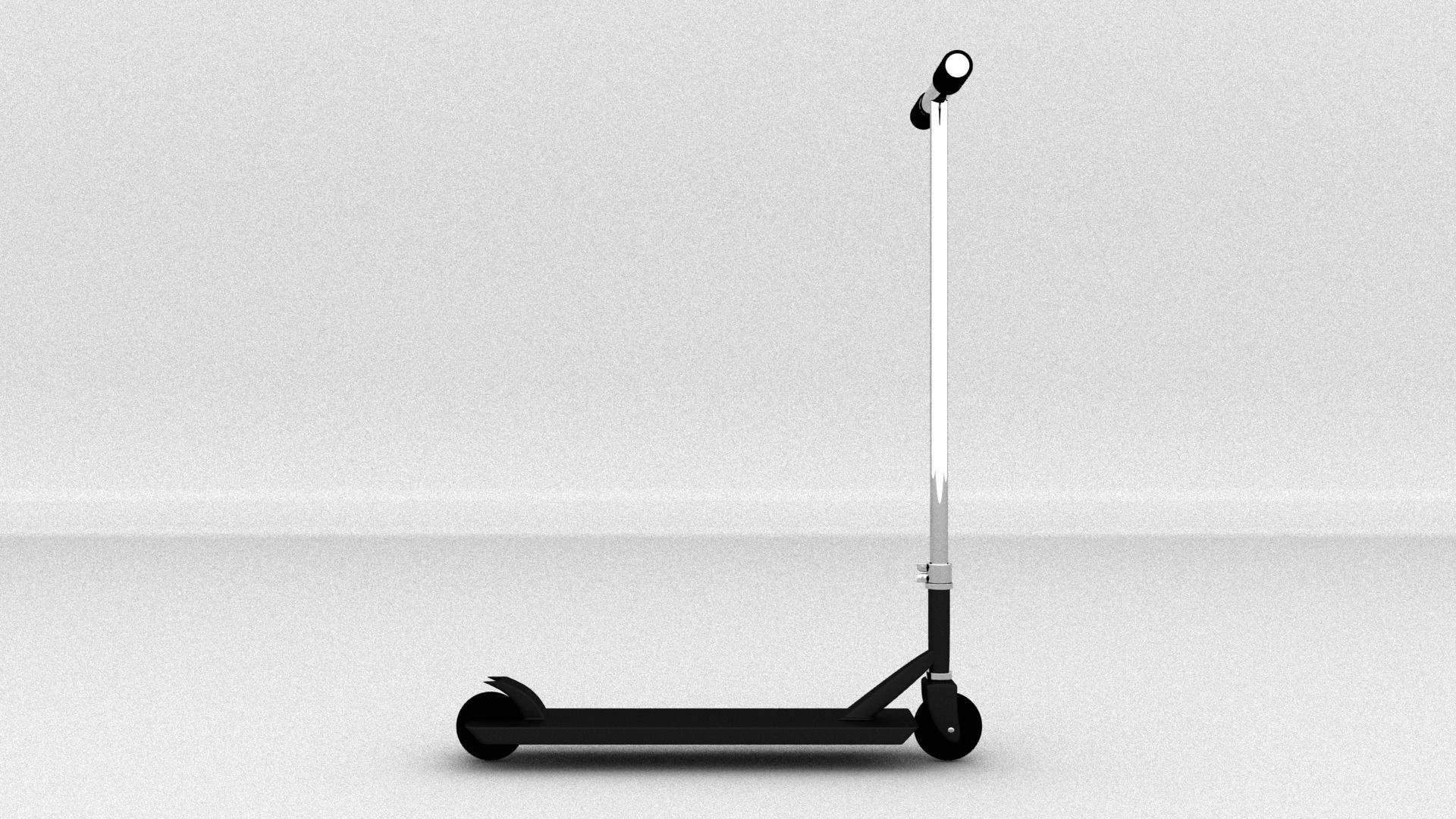 Scooters scooter Low-poly 3D model_4