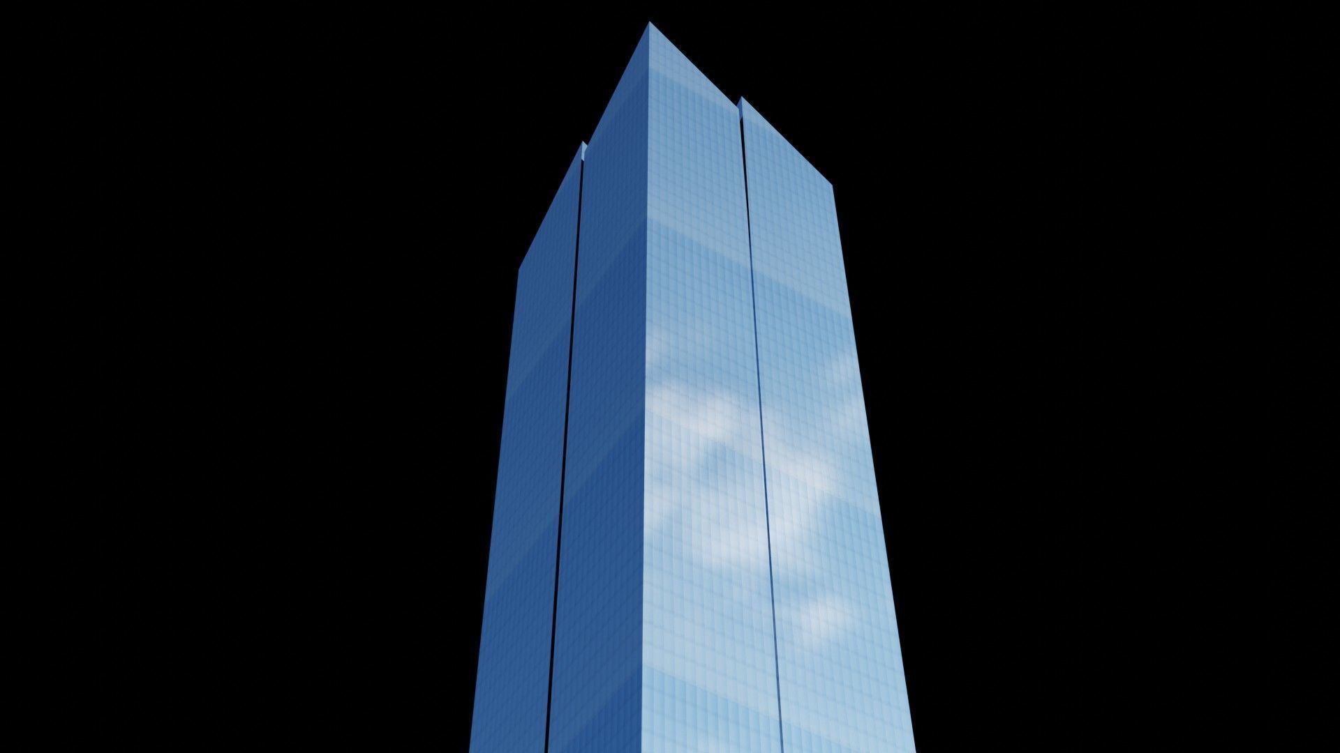 2 World Trade Center - NYC Low-poly 3D model_3