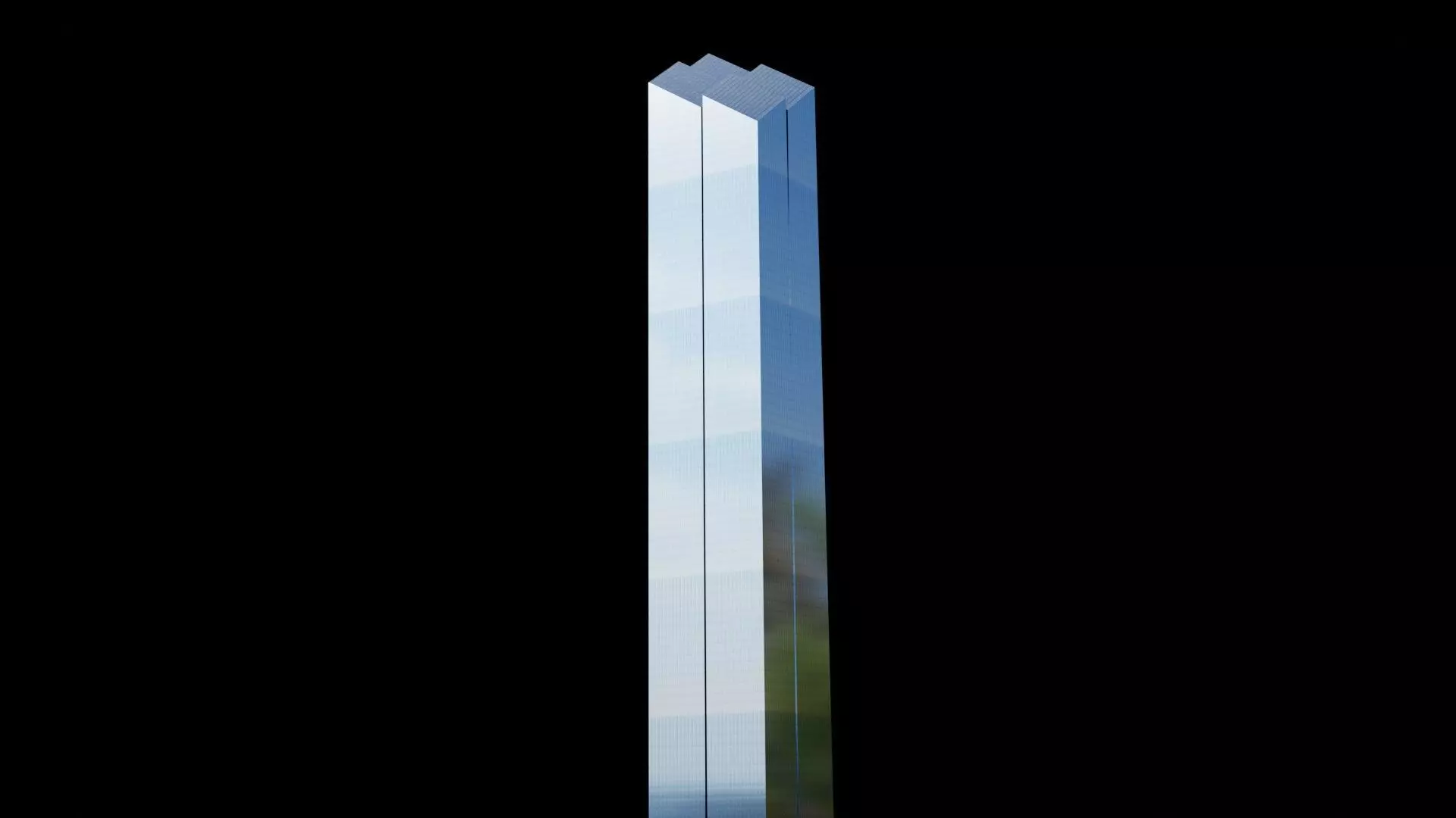 2 World Trade Center - NYC Low-poly 3D model_0