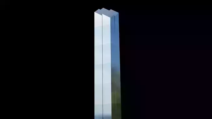 2 World Trade Center - NYC Low-poly 3D model