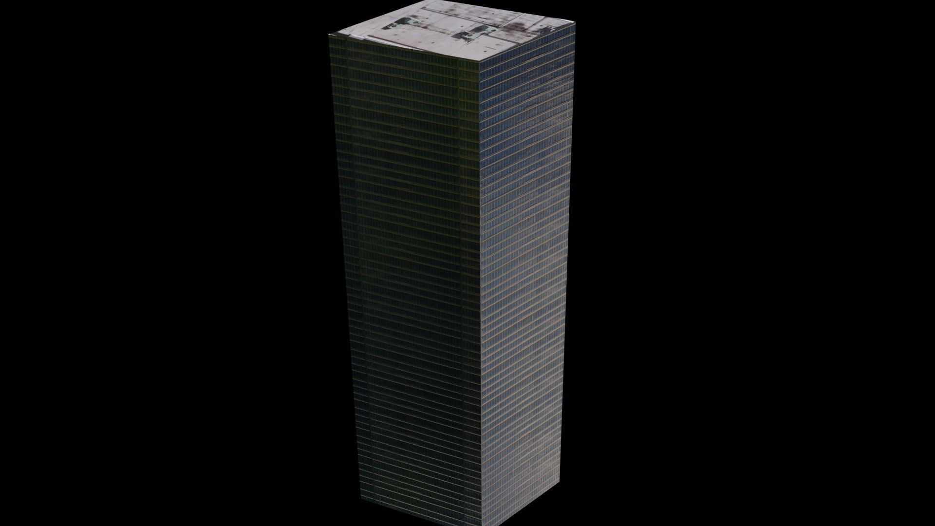World Trade Center Pack - All World Trade Center Towers In NYC Low-poly 3D model_25