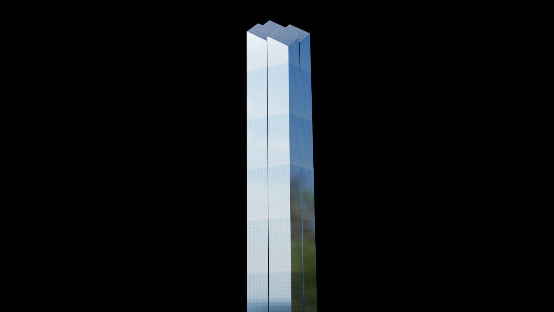 World Trade Center Pack - All World Trade Center Towers In NYC Low-poly 3D model_8