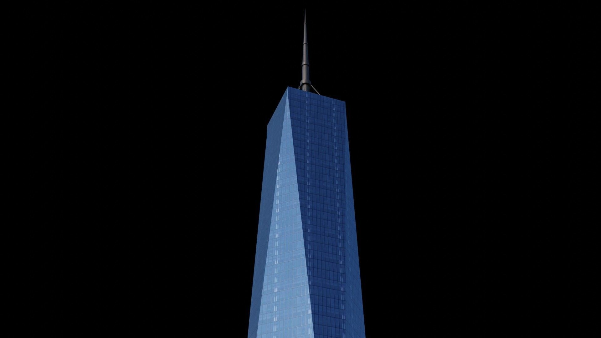 World Trade Center Pack - All World Trade Center Towers In NYC Low-poly 3D model_31
