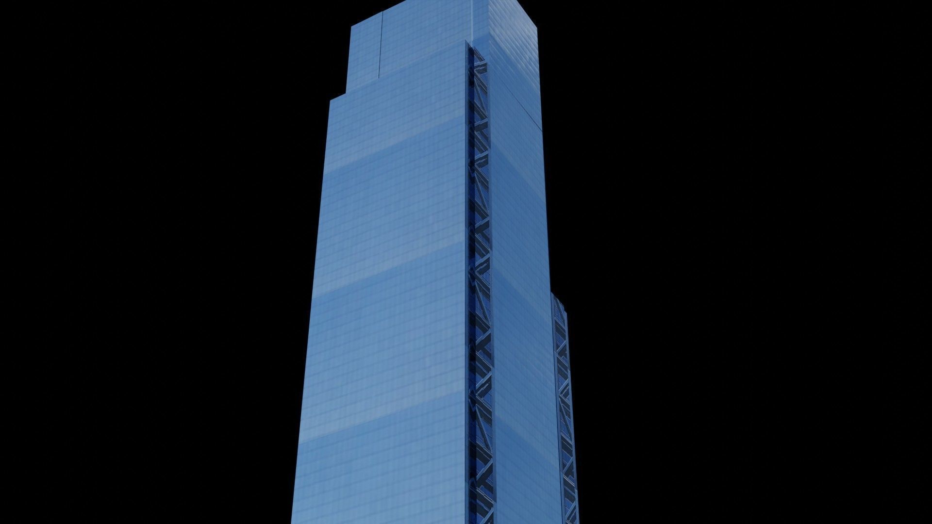World Trade Center Pack - All World Trade Center Towers In NYC Low-poly 3D model_15