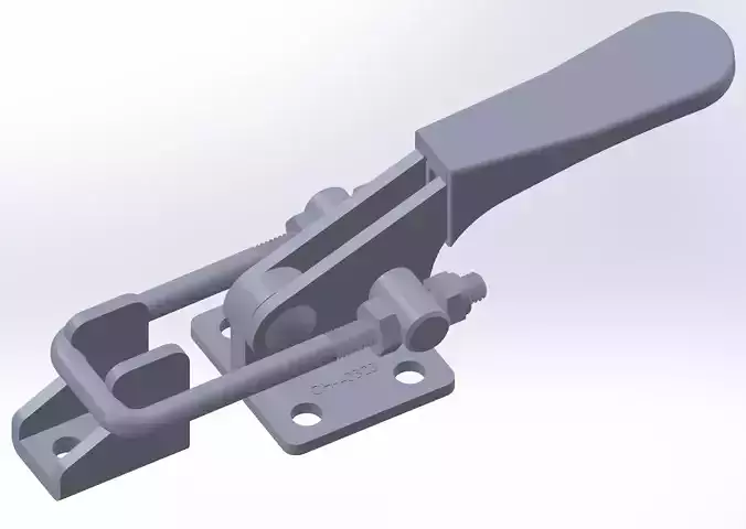 GP-1323 latch with handle Free 3D model